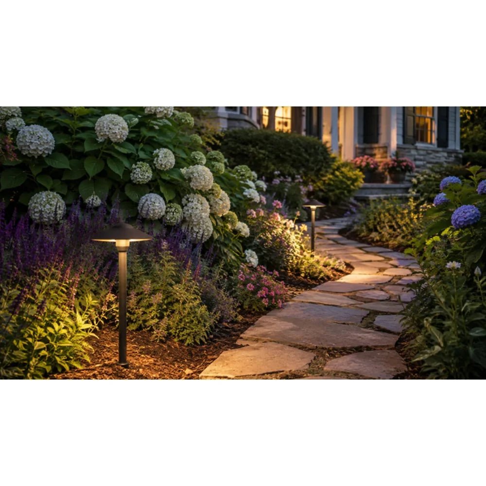 Heavy Duty Aluminum Path Light 16" Post - Abba Lighting USA