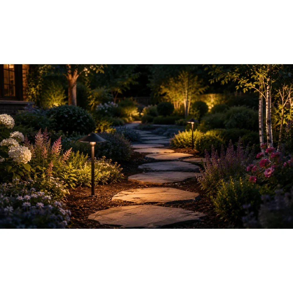 Heavy Duty Aluminum Path Light 16" Post - Abba Lighting USA