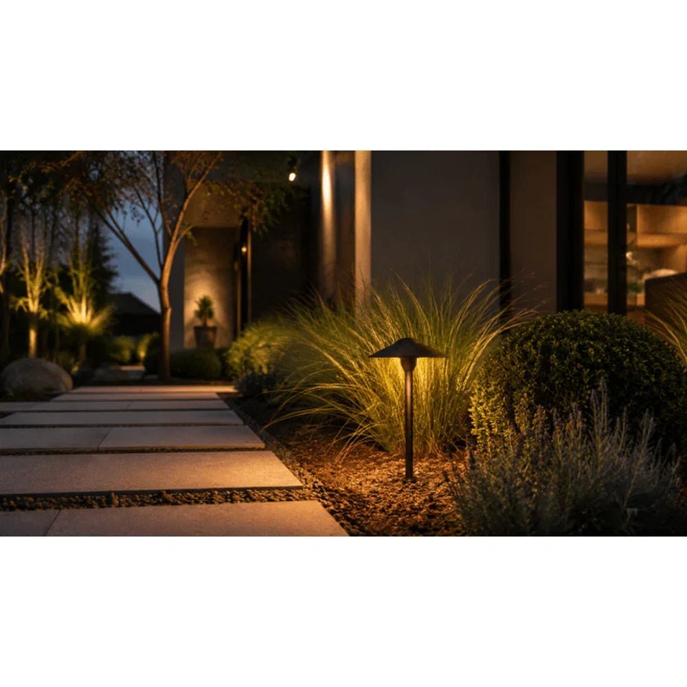 Heavy Duty Aluminum Path Light 16" Post - Abba Lighting USA