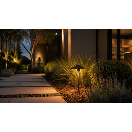 Heavy Duty Aluminum Path Light 16" Post - Abba Lighting USA