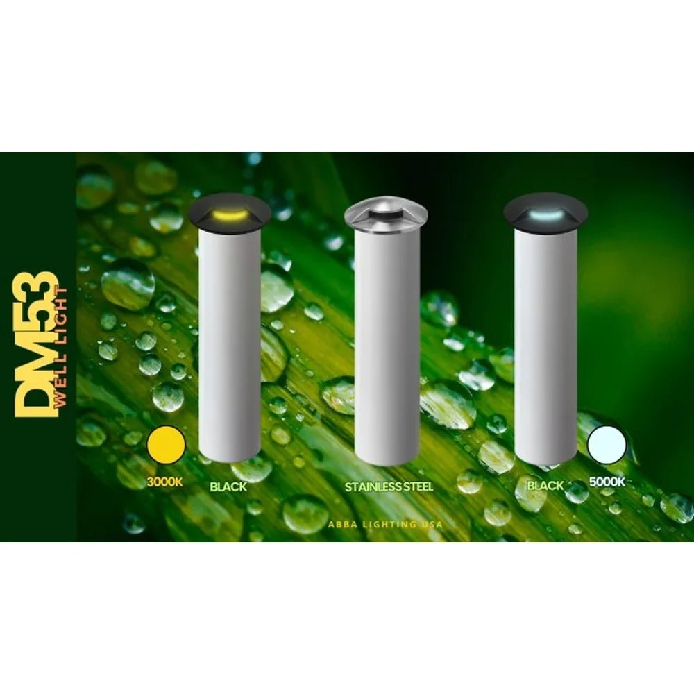Stainless Steel Well Light 3W LED 3000K/5000K Outdoor - Abba Lighting USA