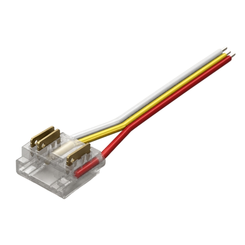 CCT Tunable White COB Strip Power Input Connector 3PIN - Richee Lighting