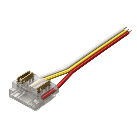 CCT Tunable White COB Strip Power Input Connector 3PIN - Richee Lighting
