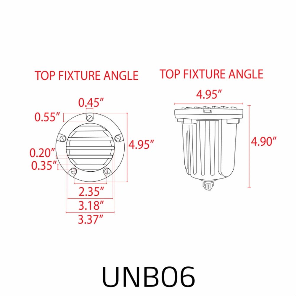 Brass Well Light with Grill Heavy Duty Outdoor - Abba Lighting USA