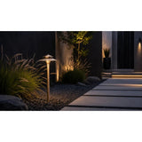 Natural Heavy Duty Cast Brass Outdoor Path Light- Abba Lighting USA