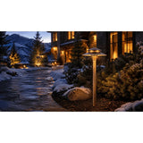 Natural Heavy Duty Cast Brass Outdoor Path Light- Abba Lighting USA