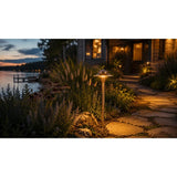 Natural Heavy Duty Cast Brass Outdoor Path Light- Abba Lighting USA