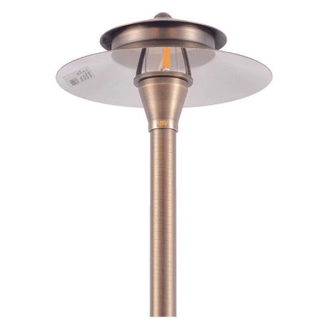 Natural Heavy Duty Cast Brass Outdoor Path Light- Abba Lighting USA