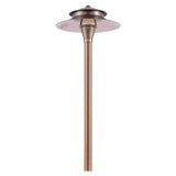 Natural Heavy Duty Cast Brass Outdoor Path Light- Abba Lighting USA
