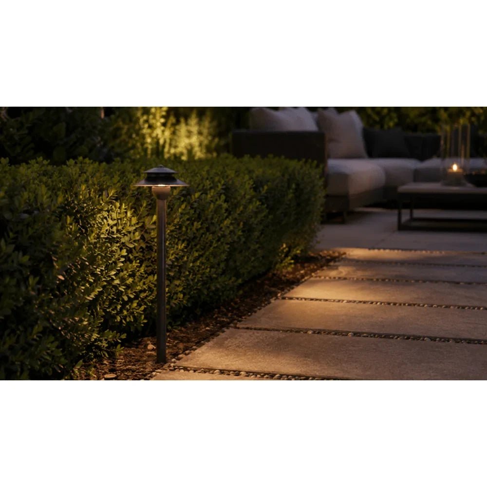 Dark Brass Heavy Duty Cast Path Light IP65 Waterproof - Abba Lighting USA