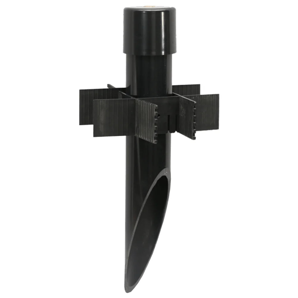 Black Heavy Duty PVC Post with Cap for Outdoor - Abba Lighting USA