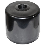 Black Heavy Duty PVC Post with Cap for Outdoor - Abba Lighting USA