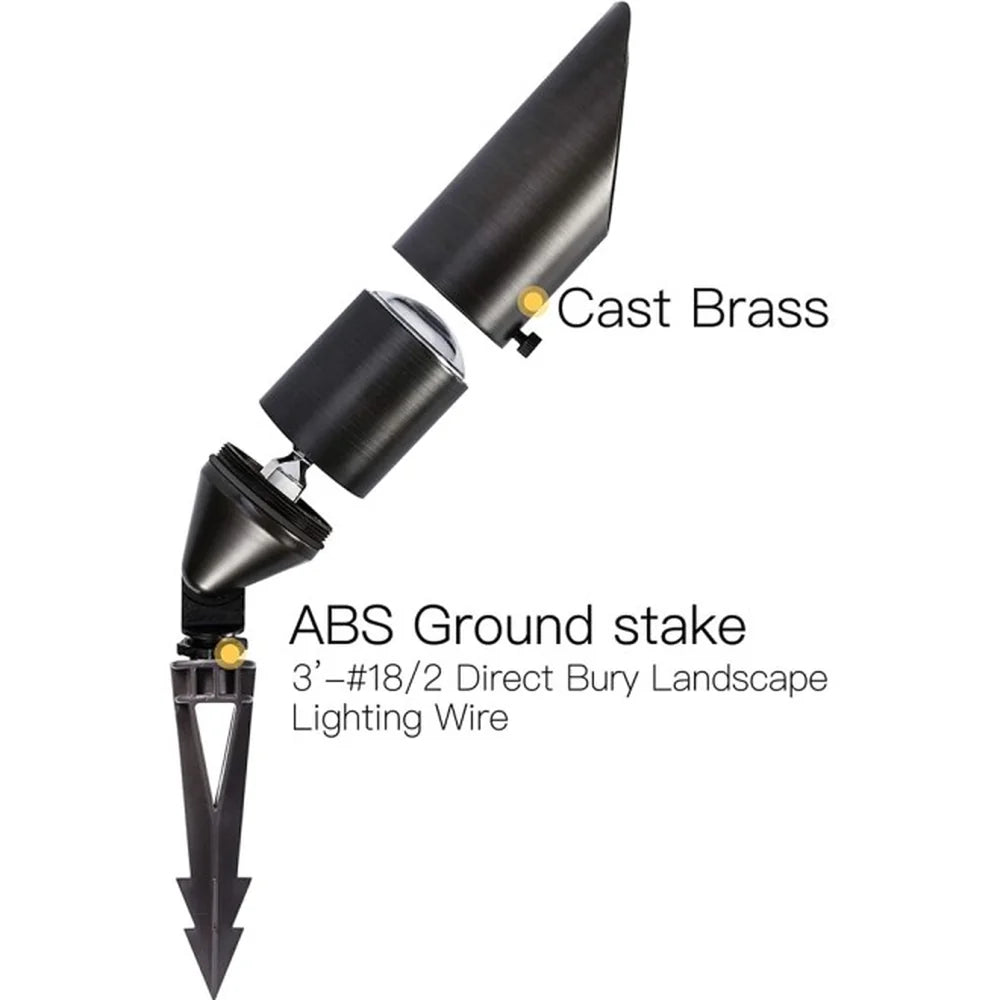 Heavy Duty Cast Brass SPB04 Up Light - Abba Lighting USA