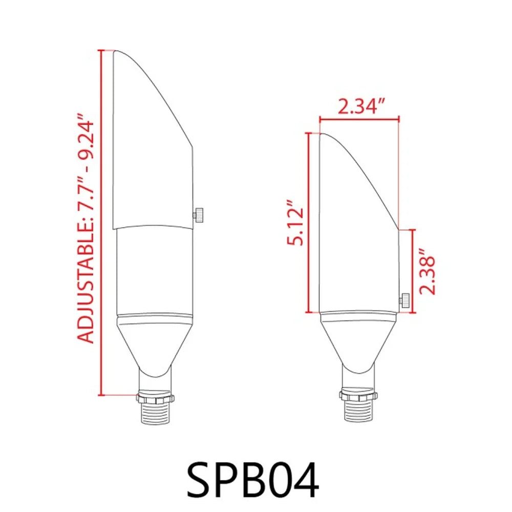 Heavy Duty Cast Brass SPB04 Up Light - Abba Lighting USA