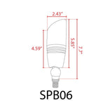 Bullet Heavy Duty Cast Brass SPB06 Up Light - Abba Lighting USA