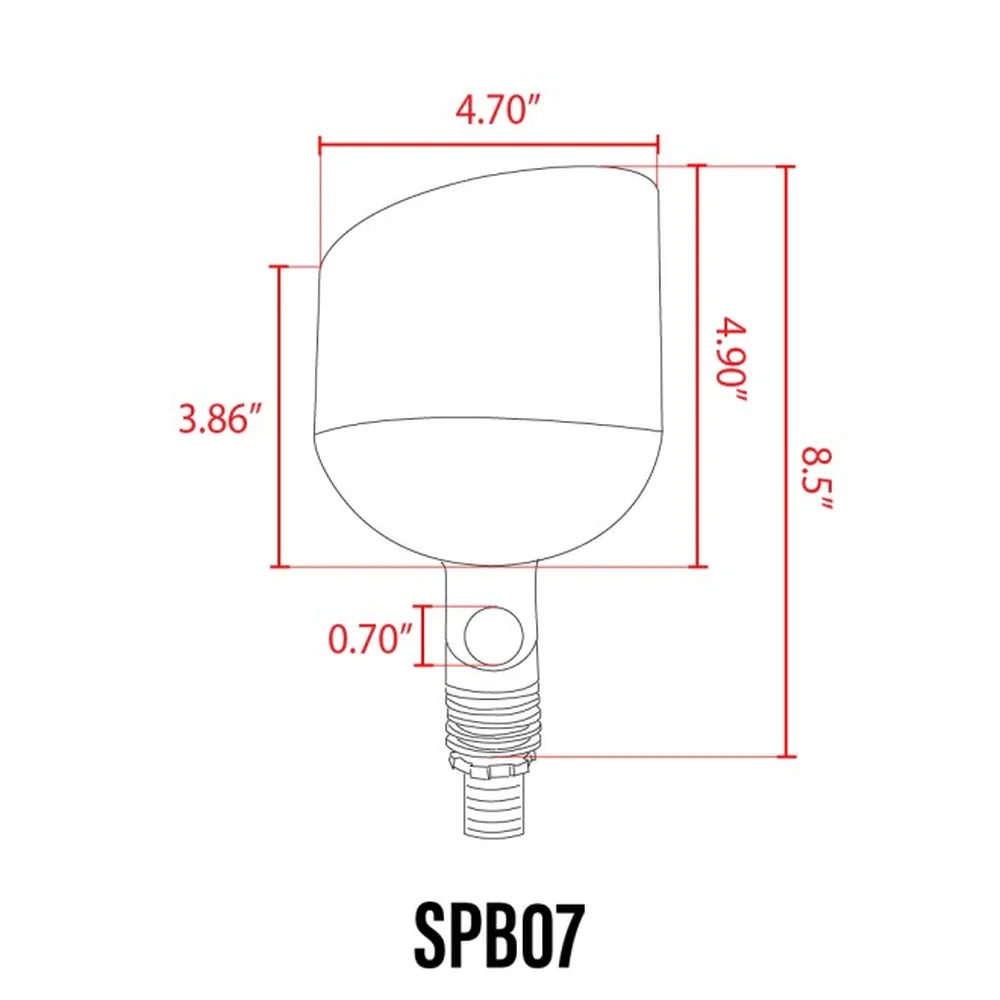 Natural Brass PAR36 SPB07 Up Light  - Abba Lighting USA
