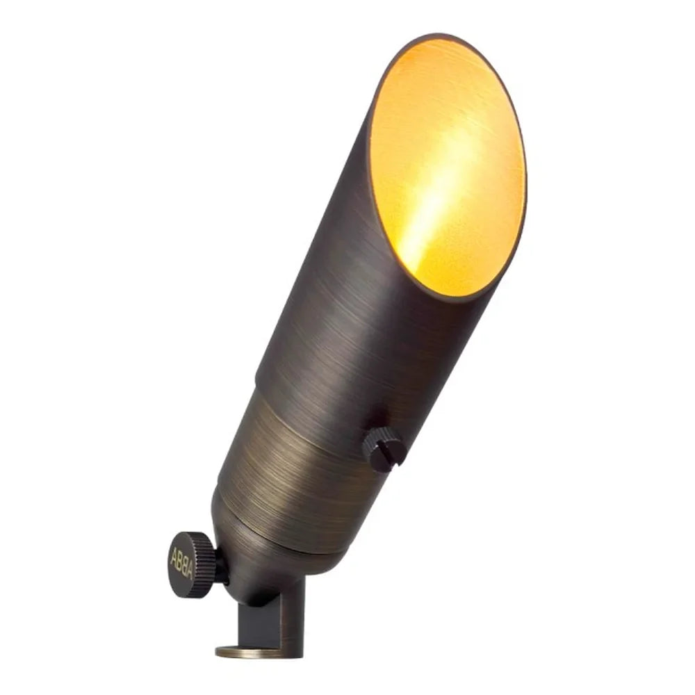8W Integrated Bullet Cast Brass SPB10 Up Light  - Abba Lighting USA