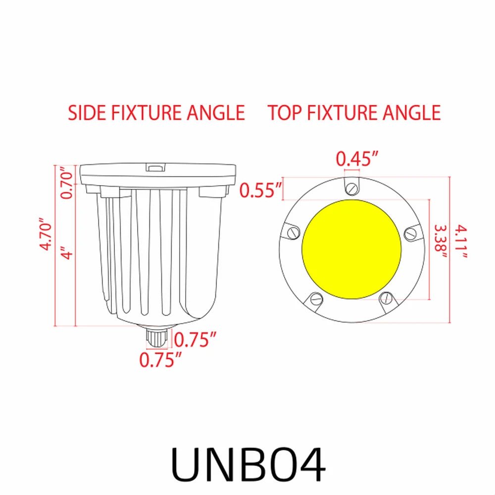 Heavy Duty Cast Brass Well Light Dark/Natural Finish IP65 - Abba Lighting USA