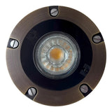 Heavy Duty Cast Brass Well Light Dark/Natural Finish IP65 - Abba Lighting USA