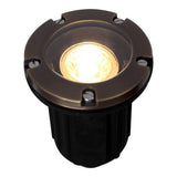 Heavy Duty Cast Brass Well Light Dark/Natural Finish IP65 - Abba Lighting USA
