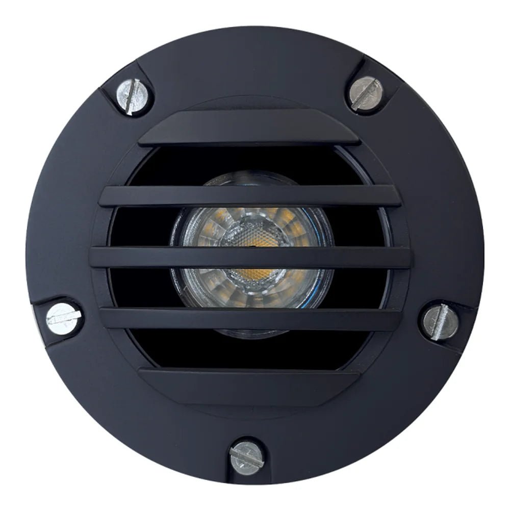 Brass Well Light with Grill Heavy Duty Outdoor - Abba Lighting USA