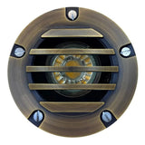 Brass Well Light with Grill Heavy Duty Outdoor - Abba Lighting USA