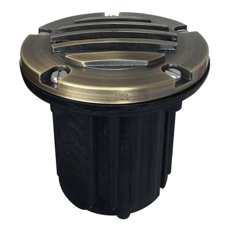 Brass Well Light with Grill Heavy Duty Outdoor - Abba Lighting USA