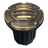 Brass Well Light with Grill Heavy Duty Outdoor - Abba Lighting USA