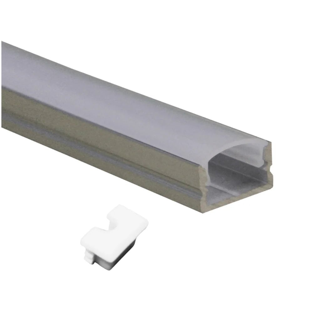 9/16" Slim Surface Mount Aluminum Channel - Abba Lighting USA