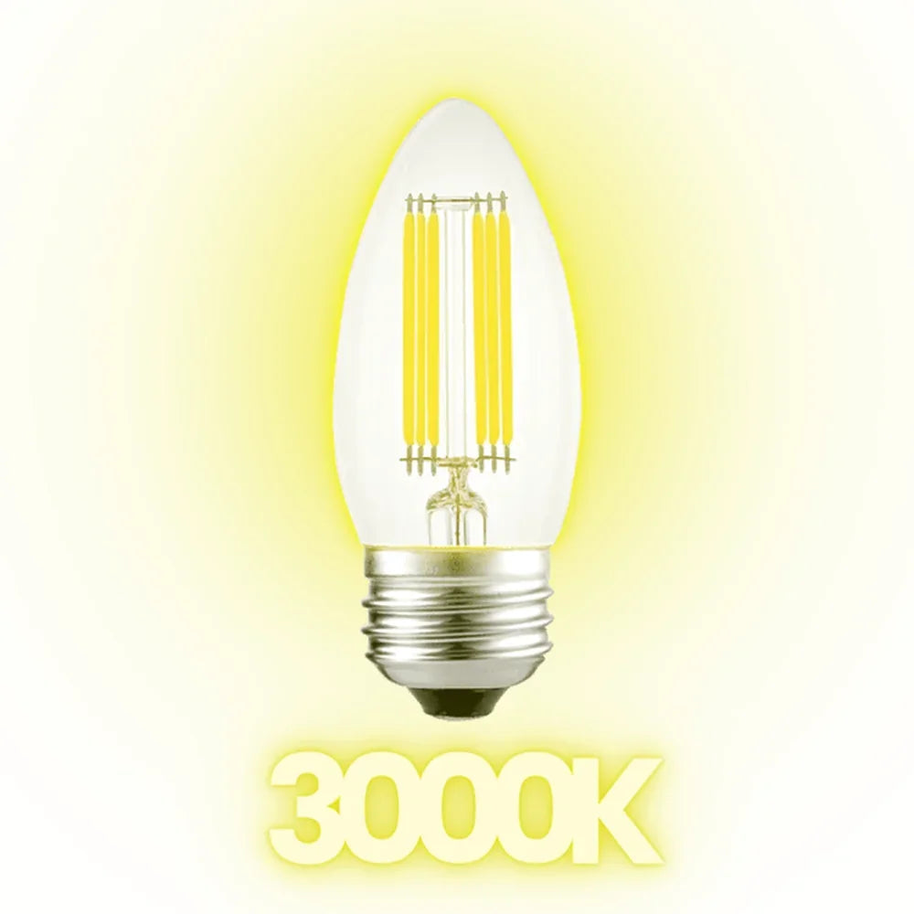 E26 4W LED Bulb 3000K/5000K Glass Long Life Outdoor - Abba Lighting USA