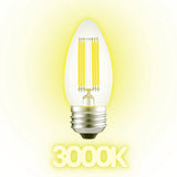 E26 4W LED Bulb 3000K/5000K Glass Long Life Outdoor - Abba Lighting USA