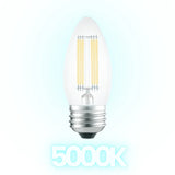 E26 4W LED Bulb 3000K/5000K Glass Long Life Outdoor - Abba Lighting USA