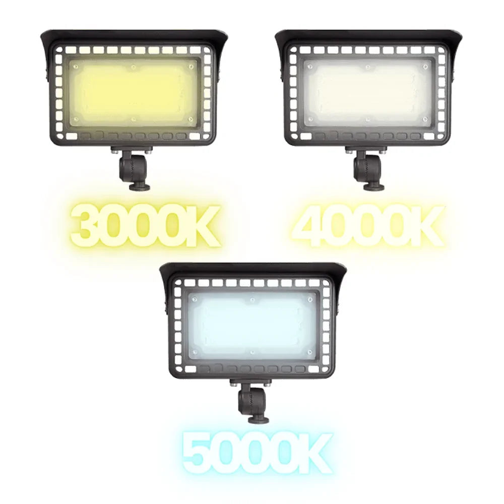 40W Integrated 3CCT Aluminum Flood Light Outdoor - Abba Lighting USA