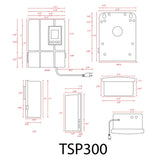 300W Digital Plastic Transformer with Photo Cell & Timer - Abba Lighting USA