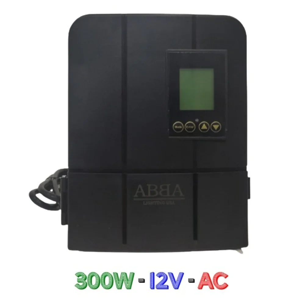 300W Digital Plastic Transformer with Photo Cell & Timer - Abba Lighting USA