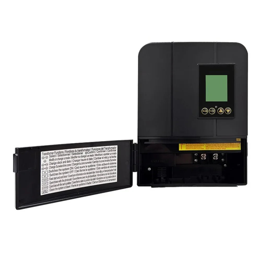 300W Digital Plastic Transformer with Photo Cell & Timer - Abba Lighting USA