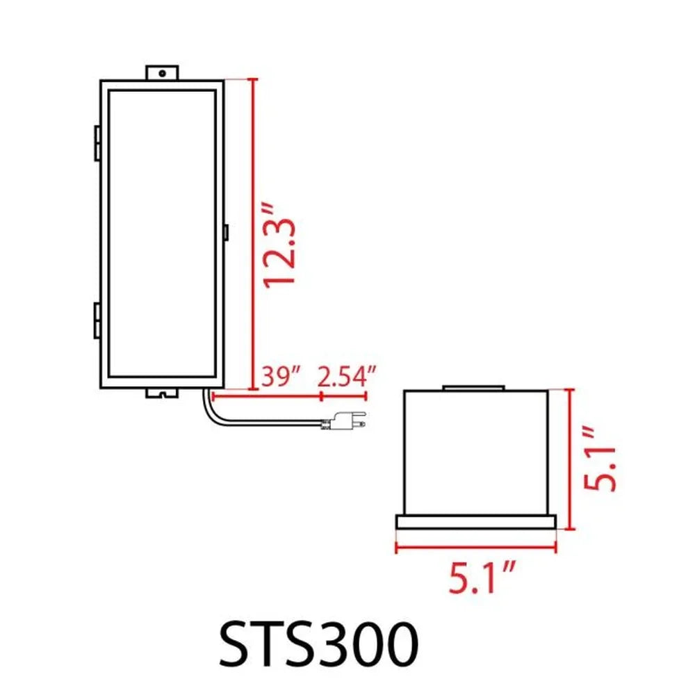 300W Stainless Steel Transformer with WiFi Control for - Abba Lighting USA