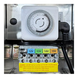 300W Stainless Steel Outdoor Transformer Manual Control - Abba Lighting USA