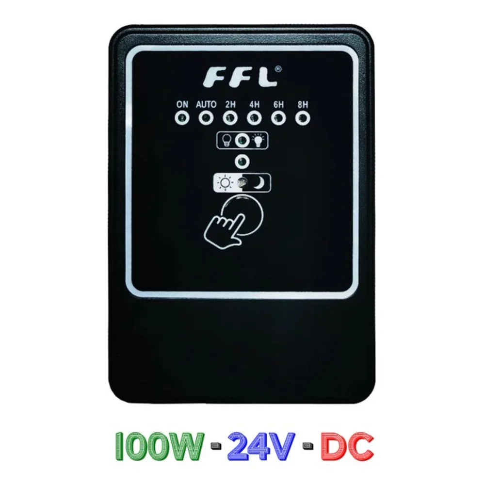 24V 100W Waterproof LED Transformer with Timer and Photo - Abba Lighting USA