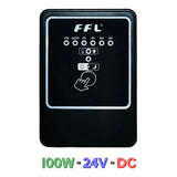 24V 100W Waterproof LED Transformer with Timer and Photo - Abba Lighting USA