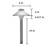 Heavy Duty Cast Brass Path Light - Abba Lighting USA