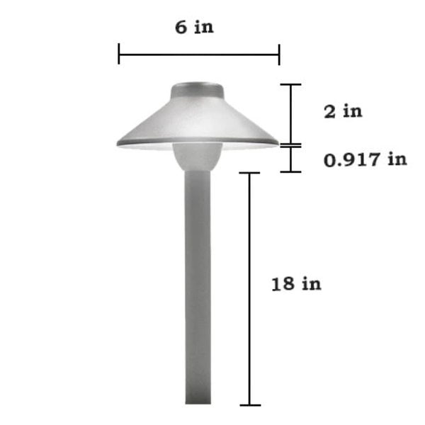 Heavy Duty Cast Brass Path Light - Abba Lighting USA