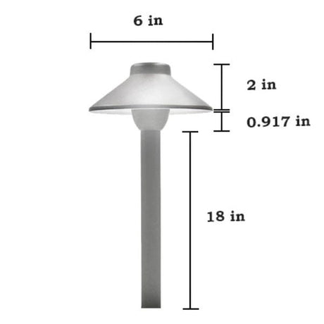 Heavy Duty Cast Brass Path Light - Abba Lighting USA