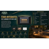 3CCT Aluminum Step/Deck Light Integrated LED Surface Mount, - Abba Lighting USA