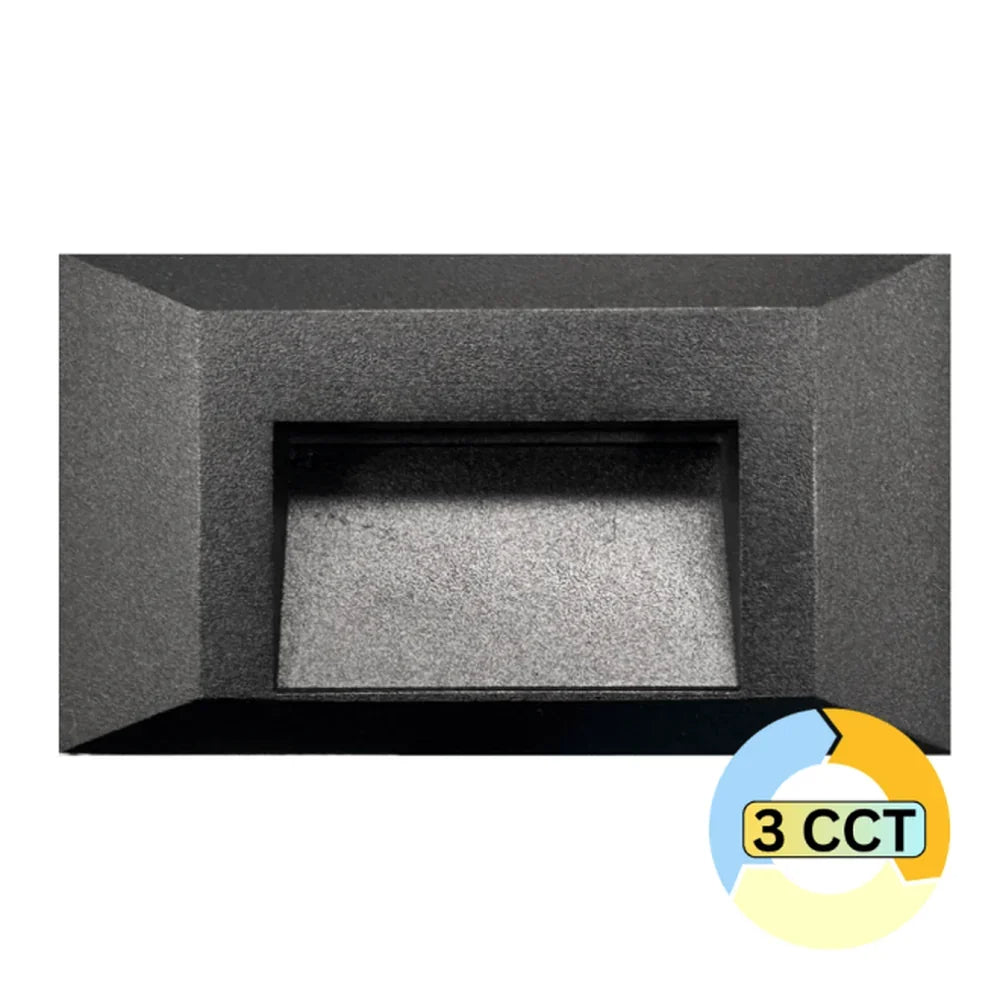 3CCT Aluminum Step/Deck Light Integrated LED Surface Mount, - Abba Lighting USA