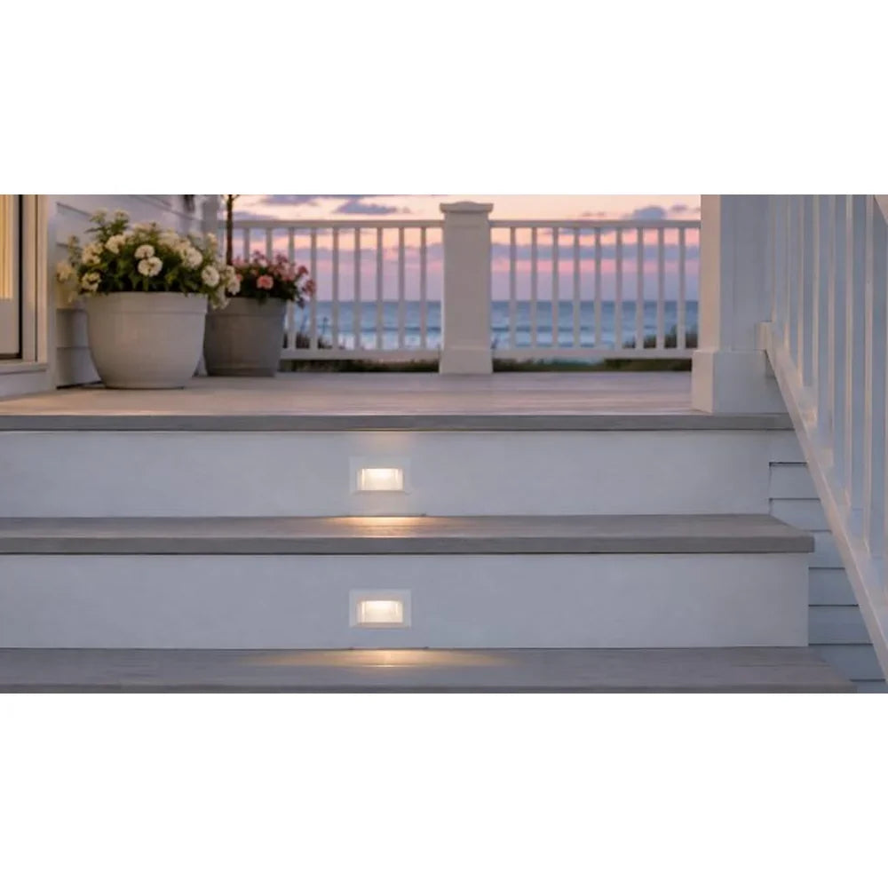 3CCT Aluminum Step/Deck Light Integrated LED Surface Mount, - Abba Lighting USA