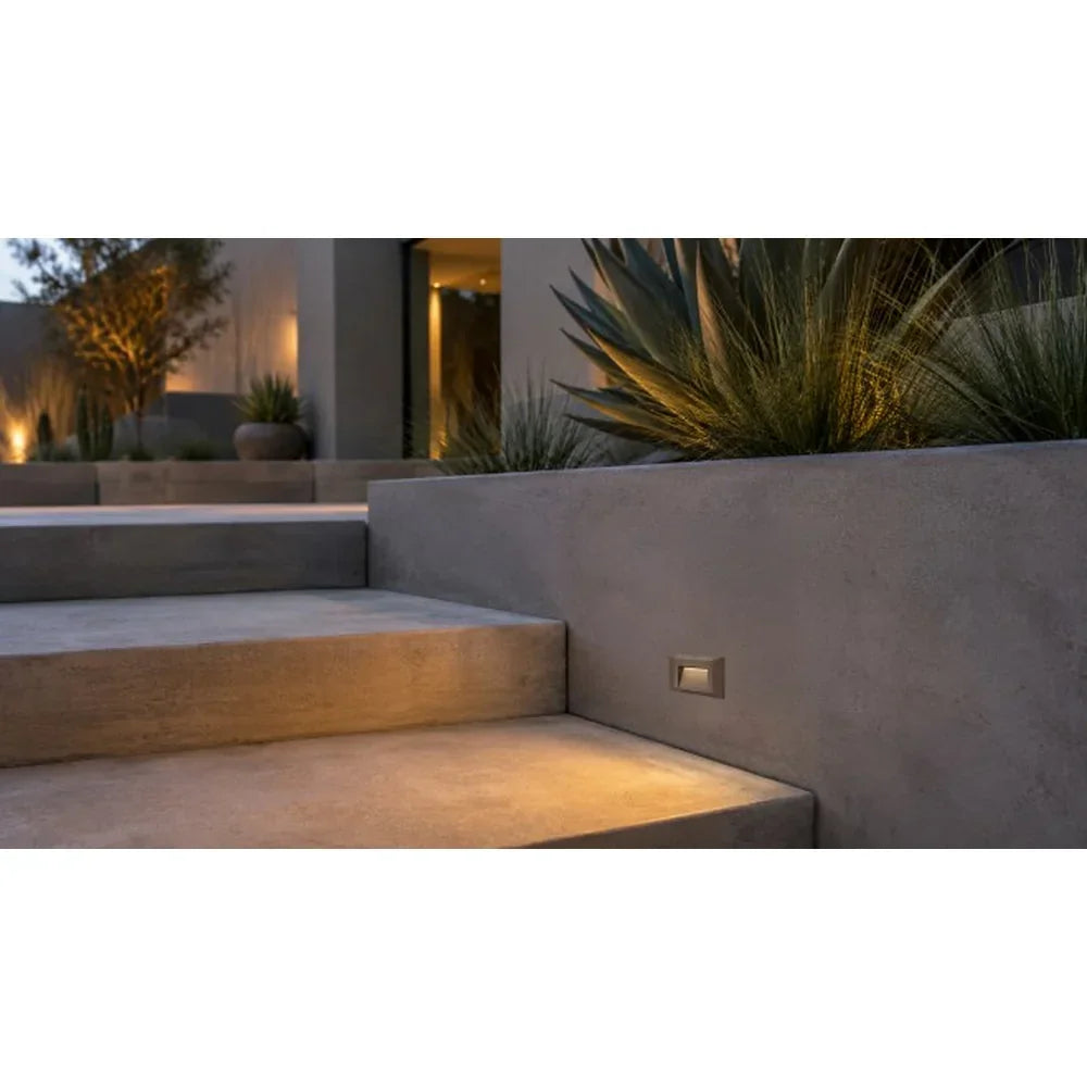 3CCT Aluminum Step/Deck Light Integrated LED Surface Mount, - Abba Lighting USA