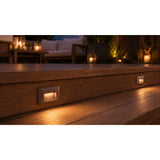 3CCT Aluminum Step/Deck Light Integrated LED Surface Mount, - Abba Lighting USA