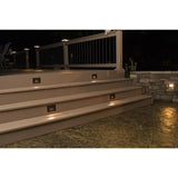 12V Brass Step Light Dark/Natural Finish Flush Mount Outdoor - Abba Lighting USA