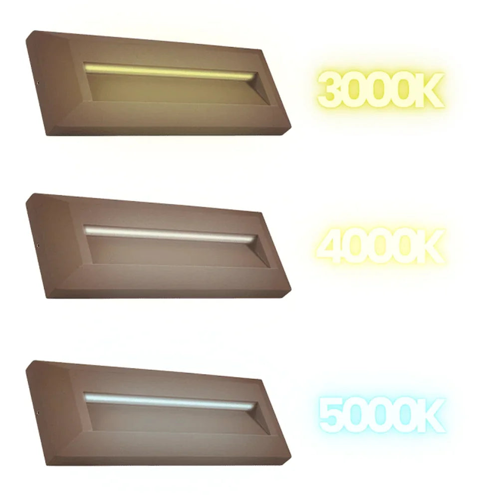 Integrated 3CCT Aluminum Step/Deck Light 3W LED IP65 - Abba Lighting USA